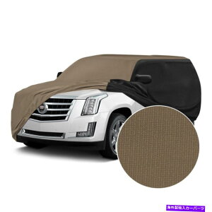 J[Jo[ BMW X1 13-19TeXgb`Tn^JX^J[Jo[WubN For BMW X1 13-19 Satin Stretch Indoor Sahara Tan Custom Car Cover w Black