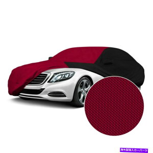 J[Jo[ ZfXxcSLC43 AMG 17-19 STORMPROOFԂJX^J[Jo[WubNTCh For Mercedes-Benz SLC43 AMG 17-19 Stormproof Red Custom Car Cover w Black Sides