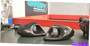 US~[ SPPubNGAX^C̋ - X[cz_CeODC2 2d 94-97 SPP Black Aero Style Mirrors - Suits Honda Integra DC2 2D 94-97