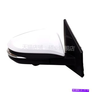 US~[ 16-19̃TCh~[̏qEg^RAV4MCRMzCg13C[ Side Mirror Passenger Right For 16-19 Toyota RAV4 Heated CR Signal White 13 Wire