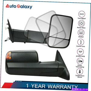 US~[ Zbgi2j_bWRAM 1500 2500 3500p̉xZT[td͉MtH[hgE~[ Set(2) Power Heated Fold Tow Mirrors w/ Temp Sensor For Dodge Ram 1500 2500 3500