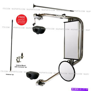 US~[ hA~[MXeX̓A[RHŃXeXM܂itBbgF}bNCH613 CT713 GU713 GU813j Door Mirror Heated Stainless with Arm RH (Fit: Mack CH613 CT713 GU713 GU813)