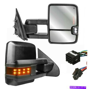 US~[ 2014-18 GMC SierraTurn Signal2PCSp[tH[hMg 2PCS Power Fold Heated Extended Tow Mirrors For 2014-18 GMC Sierra &Turn Signal