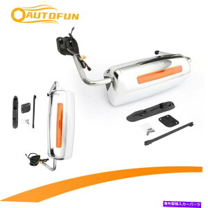 US�~���[ �h���C�o�[�T�C�hlh�N�����h�A�~���[�p���[���ۓI�ȃv���X�^�̂��߂̃A�[���t�����M Driver Side LH Chrome Door Mirror Power Heated w/Arm for International Prostar�y���s�A���i�z