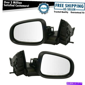 US~[ ~[p[M^[^[VOiX[XubNyAZbg22̃{{S80 Mirror Power Heated Turn Signal Smooth Black Pair Set of 2 for 07-11 Volvo S80