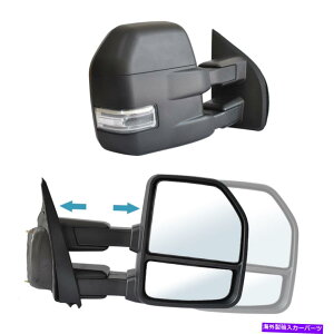 US~[ 15-20tH[hF-150sbNAbvp[M^[VOiZT[̃yA~[ Pair Towing Mirrors For 15-20 Ford F-150 Pickup Power Heated Turn Signal Sensor