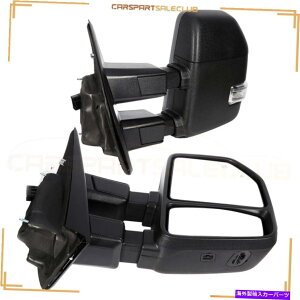 US~[ yATChr[~[́A17-19tH[hF250̃VOiMfoldI[g_C~O^[܂ Pair Side View Mirrors Turn Signal Heated Fold Auto-Dimming For 17-19 Ford F250