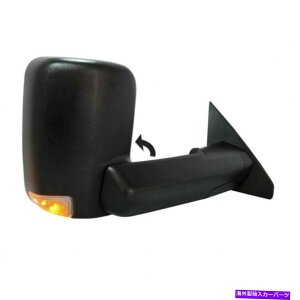 US�~���[ RAM 1500 2019-2021��q�T�C�h�p���[�����~���[|�O��|���A|�� For Ram 1500 2019-2021 Passenger Side Power Towing Mirror | Outer | Rear | Black�y���s�A���i�z