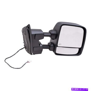 US�~���[ 2016-2019�̏�q�T�C�h�p���[�g�E�~���[�e�N�X�`���u���b�N�^�C�^��XD Passenger Side Power Tow Mirror Textured Black for 2016-2019 Titan XD�y���s�A���i�z