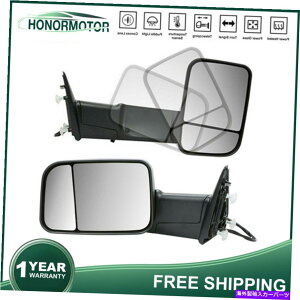 US~[ Dodge RAM 09-17p̐Vd͉M܂肽݌evZT[LEDM New Power Heated Fold Towing Mirrors Temp Sensor LED Signal For Dodge Ram 09-17