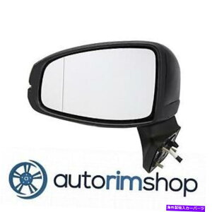 US�~���[ HO1320333 2015-2018�̃^�[���M���t���h���C�o�[�T�C�h�p���[�h�A�~���[ HO1320333 Driver Side Power Door Mirror With Turn Signal for 2015-2018 Honda Fit�y���s�A���i�z