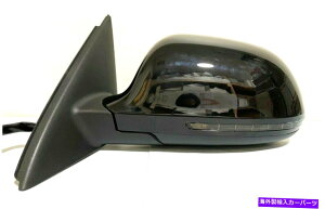 USミラー #107アウディQ3 14 15-18のためのレーンアシスト付きブラック左ドライバーサイドミラー #107 BLACK LEFT DRIVER SIDE MIRROR W/ LANE ASSIST FOR AUDI Q3 13 14 15-18