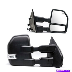 US~[ 04-14tH[hF150̐VX^Ĉ New Style Towing Mirrors For 04-14 Ford F150 Power Heated LED Signal Puddle Lamp