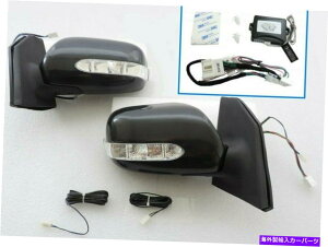 US~[ 03-08g^J[AeBX̐Vp[tH[hLEDMTCh~[ +z New Power Fold LED Signal Side Mirror + wiring For 03-08 TOYOTA COROLLA Altis