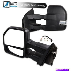 US~[ 2015-2017 Ford F-150 3.5L 2.7L 5.0L̓d͉M}jA܂肽݌~[ Power Heated Manual Fold Towing Mirrors For 2015-2017 Ford F-150 3.5L 2.7L 5.0L