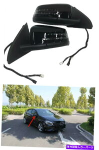 US~[ W176J[TChhA~[ZfXxcANXA180 A200 A250ubN W176 Car Side Door Mirror Pair for Mercedes Benz A Class A180 A200 A250 Black
