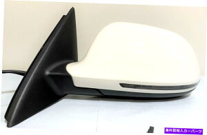 US~[ 107AEfBQ3 13-18 w/ 16ŝ߂̃[AVXgtzCghCo[~[ #107 WHITE LEFT DRIVER SIDE MIRROR WITH LANE ASSIST FOR AUDI Q3 13-18 W/ 16 PINS