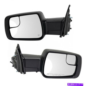 US~[ TRQ~[yAp[MX|b^[KXxZT[LH RH RAM 1500pRHZbg TRQ Mirror Pair Power Heated Spotter Glass Temp Sensor LH RH Set for Ram 1500