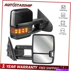 US~[ 2x New Power Heated Fold Extended Tow Mirrors Fit Gmc Sierra Chevy Silverado 2X New Power Heated Fold Extended Tow Mirrors Fit GMC Sierra Chevy Silverado