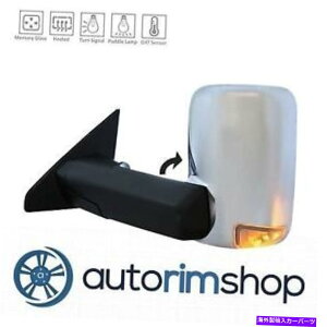 US~[ CH1320460hCo[~[WMKXWW 2019 RAM 1500̃^[M CH1320460 Driver Mirror w Heated Glass w Memory w Turn Signal for 2019 Ram 1500