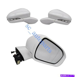 US~[ tH[ht[W13-18zCgt[hCo[+qTChtH[hphv~[ For Ford Fusion 13-18 White Frame Driver+Passenger Side Fold Puddle Lamp Mirror