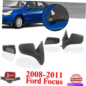 US~[ 2008-2011tH[htH[JXp2}j[~[̃ZbgmtH[hyCg\eNX`[ Set of 2 Manual Mirror Non-Fold Paintable & Textured For 2008-2011 Ford Focus