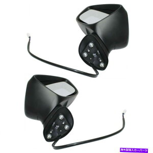 US~[ Mvt2 LHRHTChMp[~[̐VZbg}c_6 New Set of 2 LH & RH Side Heated Power Mirror With Signal Lamp Fits Mazda 6