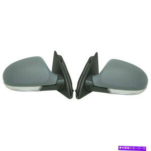 US~[ ܂胉vȂ2 LHRHTChMp[~[̐VZbgpTbgɓK܂ New Set Of 2 LH & RH Side Heated Power Mirror Without Puddle Lamp Fits Passat