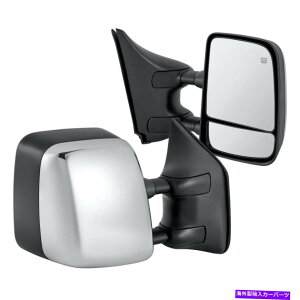 US�~���[ ���Y�^�C�^��04-14������~���[�v���h���C�o�[�Ə���ȑ��̃p���[ For Nissan Titan 04-14 Towing Mirrors Pro EFX Driver & Passenger Side Power�y���s�A���i�z