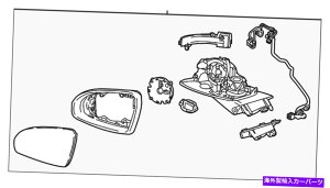 US~[ Jo[̂Ȃ{GMvC~OhCo[TCh~[26210738 Genuine GM Primed Driver Side Mirror without Cover 26210738