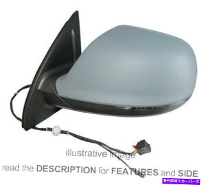 US�~���[ �T�C�h�~���[�A�E�f�BQ7 2009�d�C�M�E�� Side Mirror Audi Q7 2009 Electric Thermal Right Side