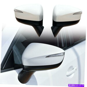US�~���[ �T�C�h�~���[2PCS�p���[�܂肽���݉��M�M��8�s���}�c�_CX-5 15?16�ɓK�� Side Mirror 2pcs Power Folding Heated Signal 8pin Fit for Mazda CX-5 15 to 16�y���s�A���i�z