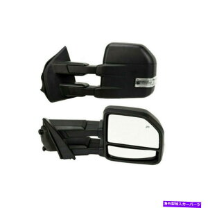 US~[ L+RH 8sMLEDM2015-2018 Ford F-150gbN L+RH 8 Pin Power Heated Tow Mirrors LED Signal For 2015-2018 Ford F-150 Truck