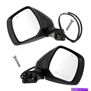 US�~���[ ���Y�N�G�X�g11-17 TRQ�h���C�o�[�Ə�q�T�C�h�p���[�r���[�~���[ For Nissan Quest 11-17 TRQ Driver & Passenger Side Power View Mirrors Heated�y���s�A���i�z