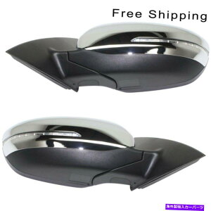 US~[ LHRHTChZbg2p[܂肽ݎp[M~[ɓK LH & RH Side Set Of 2 Power Folding Power Heated Mirror Fits Kia Optima