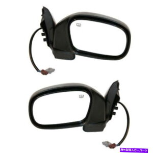 US~[ 96-99ppXt@C_[Ar[hA~[p[MubN܂肽݃ZbgyA For 96-99 Pathfinder Rear View Door Mirror Power Heated Black Folding SET PAIR