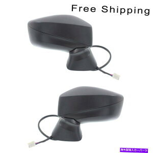 US~[ 2}jA܂肽ݎ̐܂肽݋LHRHTChZbgtBbgTCIFR-S LH & RH Side Set Of 2 Manual Folding Power Heated Mirror Fits Scion FR-S