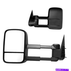 US~[ hCo[ƏȂ̃}jAK܂2002-2006LfbNGXJ[h Driver And Passenger Side Manual Towing Mirrors Fits 2002-2006 Cadillac Escalade