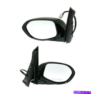 US�~���[ 2�h���C�o�[�Ə���ȑ��̉��MHO1321280�AHO1320280�y�A�̐V�����~���[�Z�b�g New Mirrors Set of 2 Driver & Passenger Side Heated HO1321280, HO1320280 Pair�y���s�A���i�z