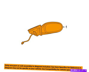 US~[ NCX[OEM 01-03ZuOhATChAr[p[~[AZuE4805692AE CHRYSLER OEM 01-03 Sebring Door Side Rear View-Power Mirror Assy Right 4805692AE