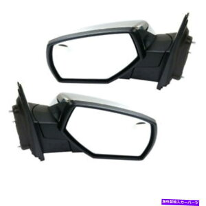 US~[ 14-18̃Vo[h/VGgbNAr[hA~[}jANZbgyA For 14-18 Silverado/Sierra Truck Rear View Door Mirror Manual Chrome Set Pair