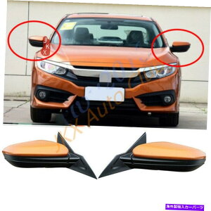 US~[ z_VrbN2016 2017-2021yA2PCS 3C[IWAr[~[LbgX For Honda Civic 2016 2017-2021 Pair 2PCS 3 Wire Orange Rear View Mirror Kit x