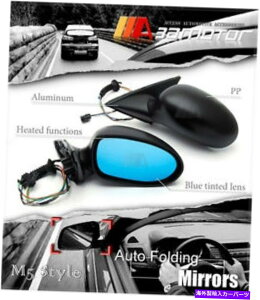 US~[ BMW E39 5V[YLHDpM5X^C̎܂肽ݎdCMTCh~[ Look M5 Style Auto Folding Electric Heating Side Mirror for BMW E39 5-Series LHD