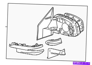 US~[ g^RAV4AE^[~[AZupbZW[TCh~ebhX|[c2008-2012Jo[Ȃ TOYOTA RAV4 OUTER MIRROR ASSEMBLY PASSENGER SIDE LTD & SPORT 2008-2012 NO COVER