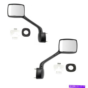 US�~���[ �G�N�X�e���A�T�C�h�r���[�~���[Chrome LH RH�L�b�g�y�A�Z�b�g2�̃P�����[�XT680 NEW Exterior Side View Mirror Chrome LH RH Kit Pair Set of 2 for Kenworth T680 New