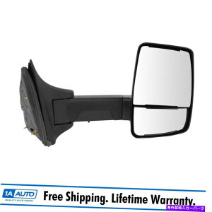 USミラー ミラーマニュアルベルヴァックスタイルテクスチャブラック乗客右RHの11-16フォードSD Mirror Manual Velvac Style Textured Black Passenger Right RH for 11-16 Ford SD
