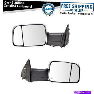 US~[ Tow Mirror Power܂肽܂ꂽM܂̃CgyARAM̐V@\ Tow Mirror Power Folding Heated Memory Signal Puddle Light Pair Set for Ram New