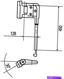 US�~���[ Hella Side Mirror Holder right for man volvo daf mercedes iveco 80 8hg503009082 HELLA Side Mirror Holder Right For MAN VOLVO DAF MERCEDES IVECO 80 8HG503009082