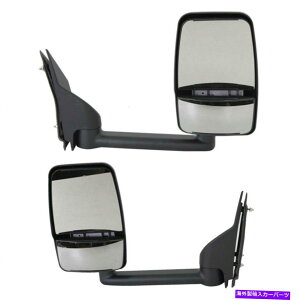 US~[ 2 LHRHTCh̔M}jA~[tBbgGNXvX1500 2500 3500̐VZbg New Set Of 2 LH & RH Side Non Heated Manual Mirror Fits Express 1500 2500 3500