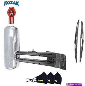 US~[ P[X̂߂̉Eq̃NhA~[T680 T880+ANZT[ Chrome Door Mirror W/Arms Right Passenger Side for Kenworth T680 T880+Accessory